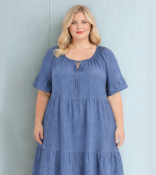 Isot koot naisille. Plus koot, XL mekkoja, vaatteita plus kokoja