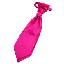 Pink satinkravatt