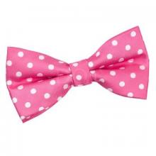 Hot pink polka dot solmuke