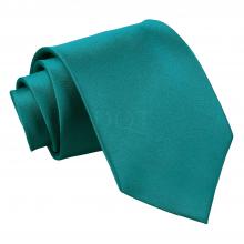 Blågrön satinslips