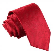 Burgundy, virvelmönstrad slips