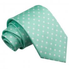 Mintgrön polka dot slips