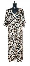 Svart-leopard klänning