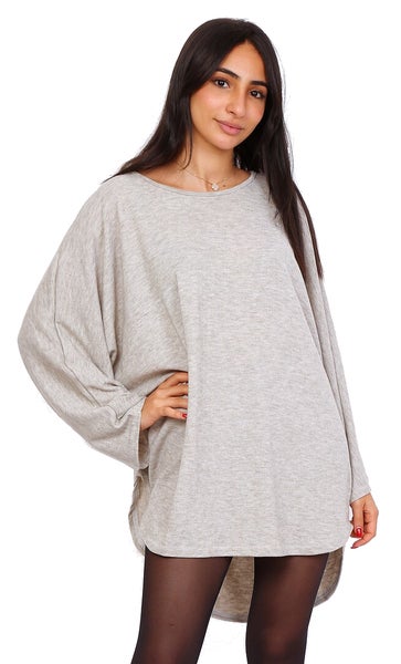 Beige neulostunika